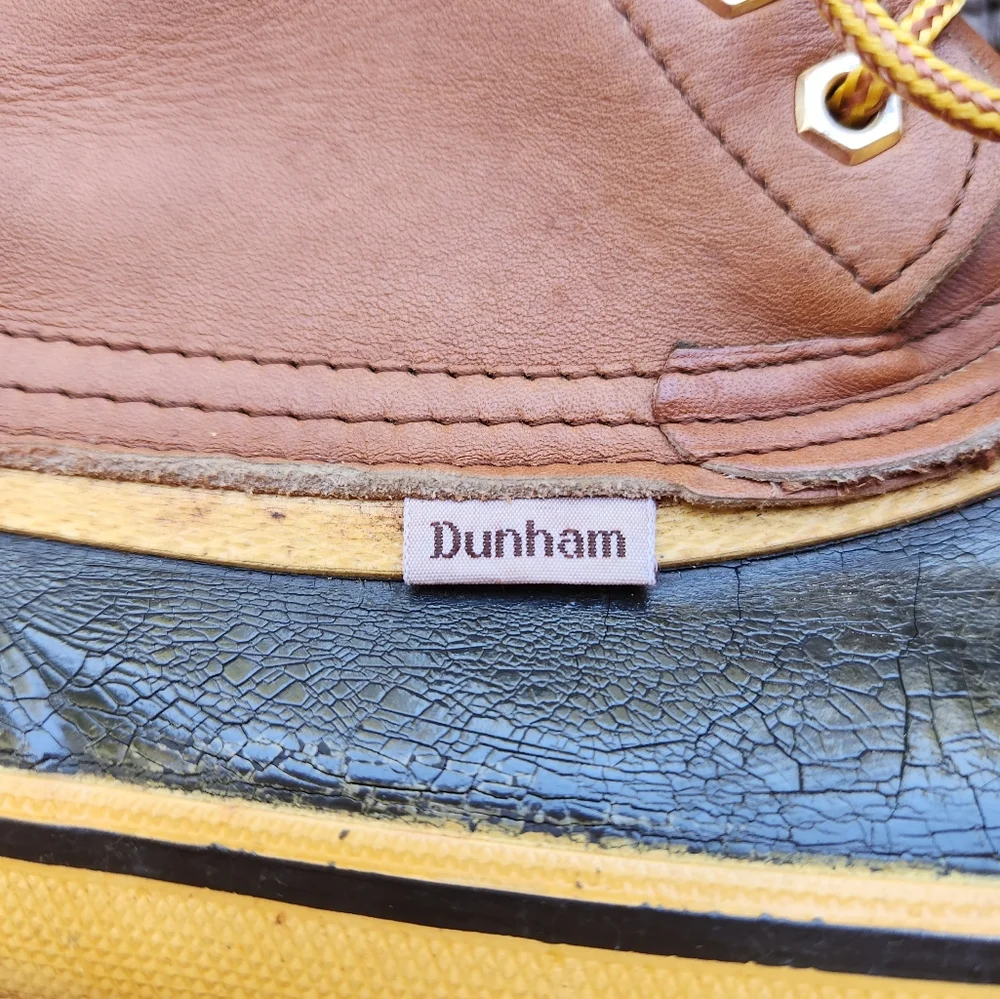 Dunham vintage steel shank boots size 9